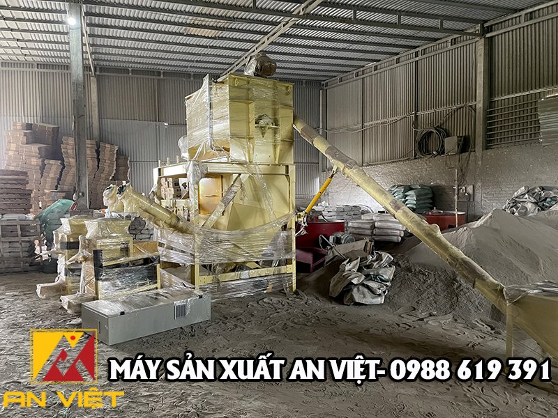 Handover of Tile Adhesive Production Machine in Hung Yen